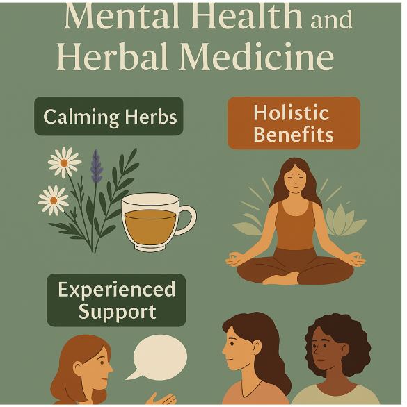 Unlike isolated pharmaceuticals, herbs work with the body’s rhythms. Herbal medicine acknowledges that mental health is connected to digestion, hormones, sleep, and even spiritual well-being. By supporting the whole system, herbal remedies help create long-term balance and resilience.