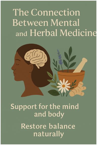 In our fast-paced modern world, mental health challenges like anxiety, stress, low mood, and burnout have become increasingly common. While conventional treatments such as therapy and medication are important tools, many are also turning to the healing power of nature for support. Herbal medicine offers a gentle, holistic approach to mental well-being, addressing not just symptoms but the root causes of imbalance.
